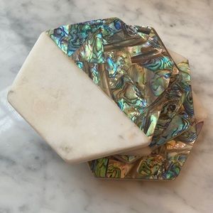 Set of 4 Marble Coasters